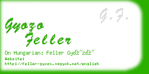 gyozo feller business card